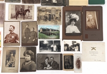 LATE 19th/20th C. IMAGES EPHEMERA CABINET CARDS & MORE