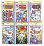 MARVEL INFINITY WAR SIGNED COMIC BOOKS #1-6 CGC GRADED