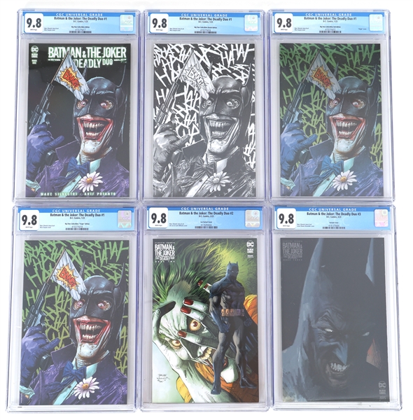 DC BATMAN JOKER DEADLY DUO #1-3 COMIC BOOKS CGC GRADED