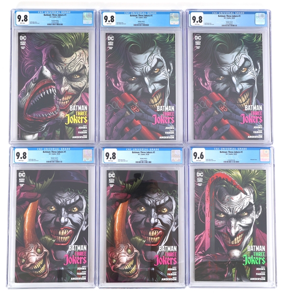 DC BATMAN: THREE JOKERS #1 & VARIANTS COMICS GRADED