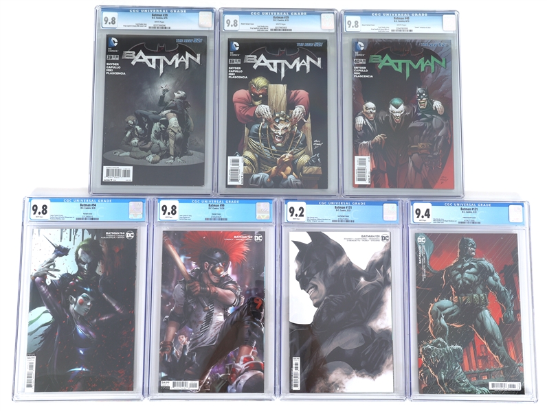 DC BATMAN COMIC BOOKS CGC GRADED NM- TO NM/M