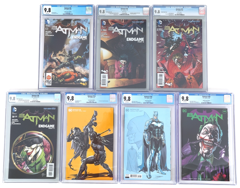 DC BATMAN COMIC BOOKS CGC GRADED NM/M