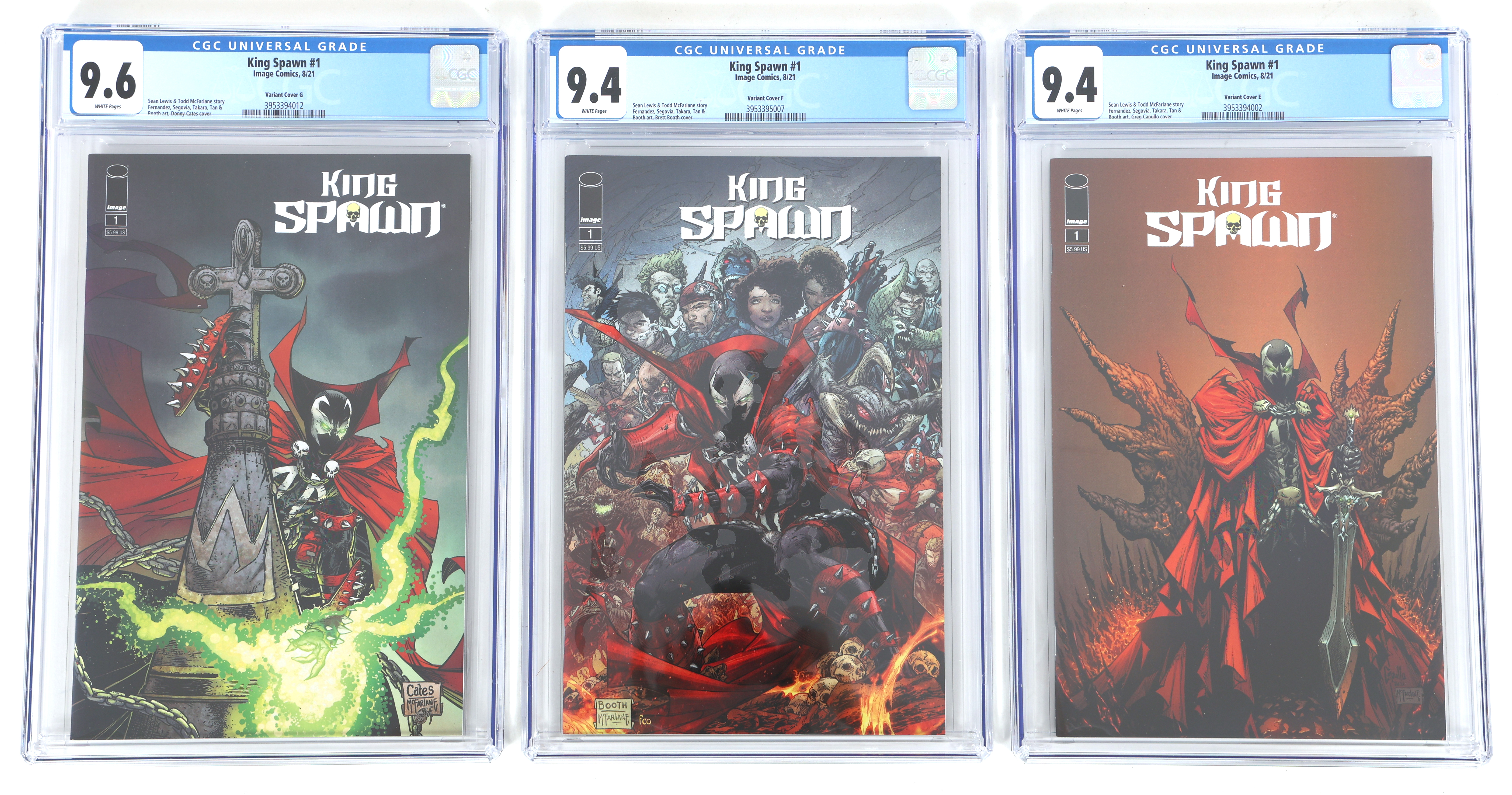 Lot Detail - IMAGE KING SPAWN COMICS CGC GRADED FN/VF TO NM+