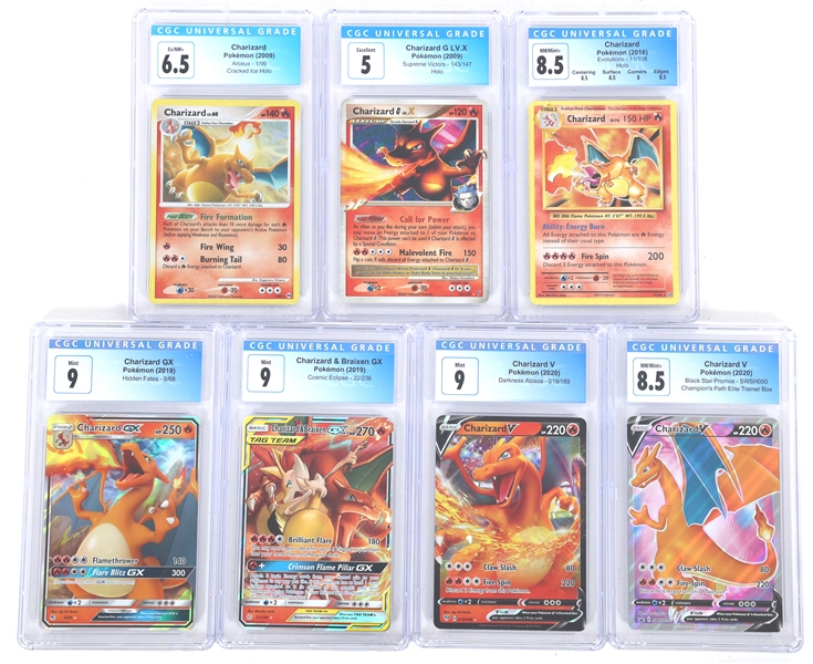 POKEMON 2009-2020 CHARIZARD CARDS CGC GRADED