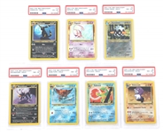 POKEMON 2001 NEO DISCOVERY HOLO PSA GRADED CARDS
