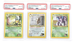 POKEMON 2000 GYM CHAL CARDS PSA GRADED