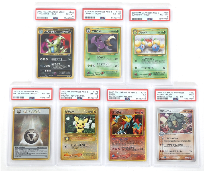 POKEMON JAPANESE CARDS PSA GRADED