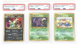 POKEMON JAPANESE CARDS PSA GRADED