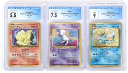 POKEMON 1996-2001 JAPANESE CARDS CGC GRADED 