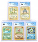 POKEMON 1999 BASE SET UNLIMITED HOLO CARDS CGC GRADED