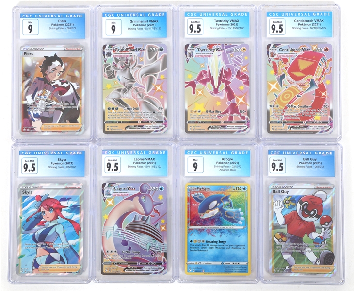 POKEMON 2021 SHINING FATES CARDS CGC GRADED 