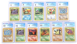 POKEMON 1999-2001 FIRST EDITION CARDS CGC GRADED