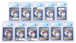 POKEMON 1999-2001 FIRST EDITION CARDS CGC GRADED