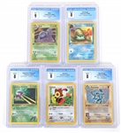 POKEMON 1999-2001 FIRST EDITION CARDS CGC GRADED