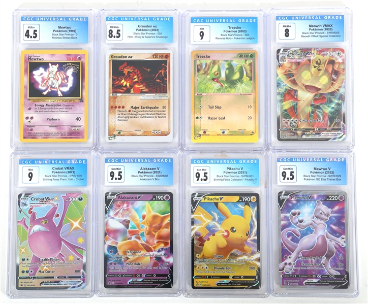 POKEMON BLACK STAR PROMOS CARDS CGC GRADED
