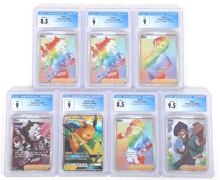 POKEMON 2020 CARDS CGC GRADED 