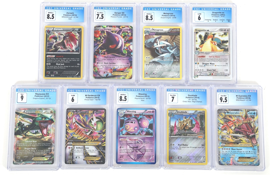 POKEMON CARDS 2003 - 2016 CGC GRADED