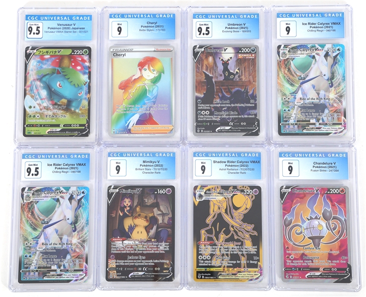 POKEMON 2020 - 2022 CARDS CGC GRADED