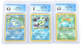 POKEMON BASE SET & REVERSE HOLO CARDS CGC GRADED