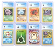 POKEMON CARDS 1999 - 2000 CGC GRADED