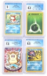 POKEMON CARDS 1999 - 2000 CGC GRADED