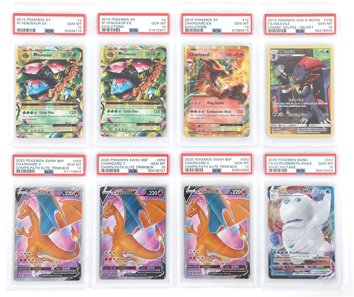 POKEMON CARDS 2014 - 2020 PSA GRADED 10 GEM MT