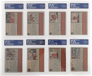 1962 TOPPS BASEBALL CARDS PSA GRADED 