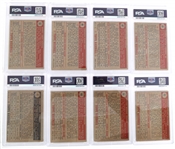 1952 TOPPS BASEBALL CARDS PSA GRADED 