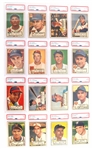 1952 TOPPS BASEBALL CARDS PSA GRADED