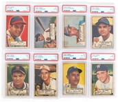1952 TOPPS BASEBALL CARDS PSA GRADED