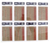 1952 TOPPS BASEBALL CARDS PSA GRADED