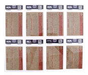 1952 TOPPS BASEBALL CARDS PSA GRADED 