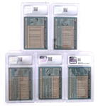 1980 TOPPS BASEBALL CARDS CSG GRADED