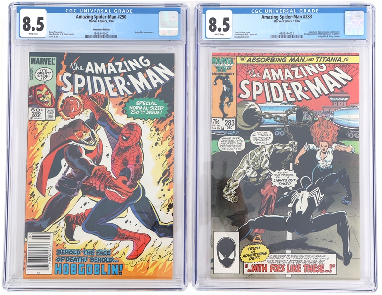 MARVEL THE AMAZING SPIDER-MAN COMICS CGC GRADED 