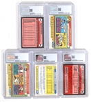 1989 TOPPS BIG & TRADED BASEBALL CARDS CSG GRADED