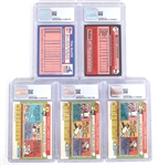 1989 TOPPS BIG & TRADED BASEBALL CARDS CSG GRADED