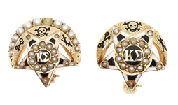 10K YELLOW GOLD KAPPA SIGMA FRATERNAL PINS