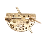 10K YELLOW GOLD KAPPA KAPPA PSI CROWN PEARL BADGE