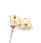 10K YELLOW GOLD SIGMA IOTA CHI SORORITY BADGE PIN