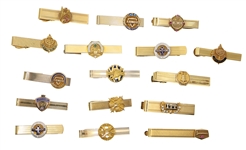 GOLD FILLED EMPLOYEE SERVICE TIE CLIPS