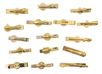 GOLD FILLED EMPLOYEE SERVICE TIE CLIPS