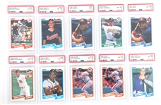 1990 FLEER BASEBALL CARDS PSA GRADED