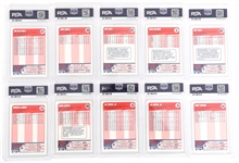 1990 FLEER BASEBALL CARDS PSA GRADED