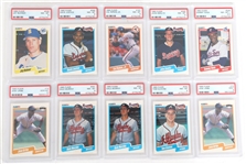 1990 FLEER BASEBALL CARDS PSA GRADED