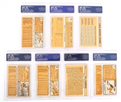 1963 TOPPS BASEBALL CARDS PSA GRADED