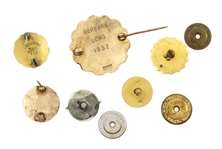 10K GOLD EMPLOYEE SERVICE BADGE PINS