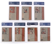 1962 TOPPS BASEBALL CARDS PSA GRADED