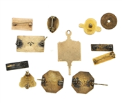 10K GOLD MILITARY & CIVILIAN BADGE PINS