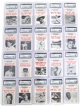1961 NU-CARD SCOOPS BASEBALL CARDS CSG GRADED