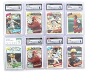 1980 TOPPS BASEBALL CARDS CSG GRADED